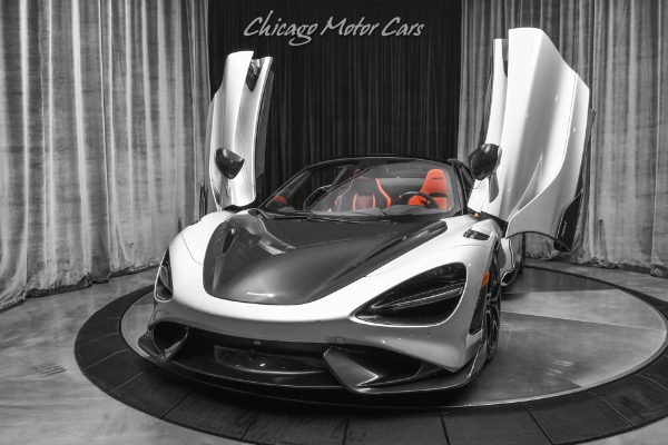 Used 2022 McLaren 765LT Spider Convertible ONLY 43 Miles MSO Bespoke Options LOADED Carbon Fiber! for sale Sold at Chicago Motor Cars in West Chicago IL 60185 2