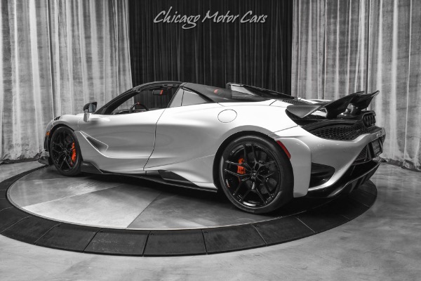 Used 2022 McLaren 765LT Spider Convertible ONLY 43 Miles MSO Bespoke Options LOADED Carbon Fiber! for sale Sold at Chicago Motor Cars in West Chicago IL 60185 3