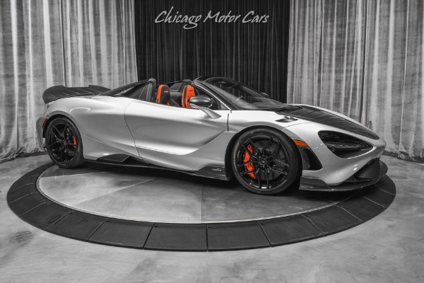 Used 2022 McLaren 765LT Spider Convertible ONLY 43 Miles MSO Bespoke Options LOADED Carbon Fiber! for sale Sold at Chicago Motor Cars in West Chicago IL 60185 6