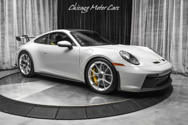 Used 2022 Porsche 911 GT3 Coupe ONLY 25 Miles! 6-Speed Manual! Chalk! PCCB! HUGE MSRP! LOADED for sale Sold at Chicago Motor Cars in West Chicago IL 60185 6