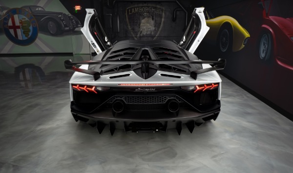 Used 2020 Lamborghini Aventador SVJ 63 LP770-4 SVJ63 Coupe ONLY 120 Miles! SUPER RARE EXAMPLE! TONS of Carbon! for sale Sold at Chicago Motor Cars in West Chicago IL 60185 4
