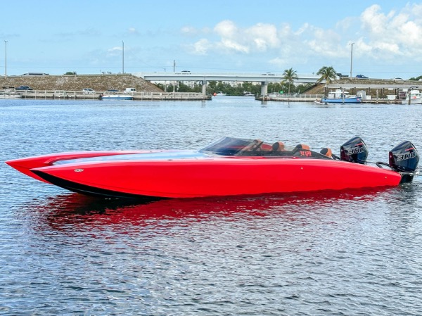 Used 2022 Phoenix 34 XPR Catamaran - Twin Mercury 300R - Open Cockpit for sale Sold at Chicago Motor Cars in West Chicago IL 60185 2