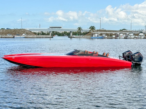 Used 2022 Phoenix 34 XPR Catamaran - Twin Mercury 300R - Open Cockpit for sale Sold at Chicago Motor Cars in West Chicago IL 60185 1