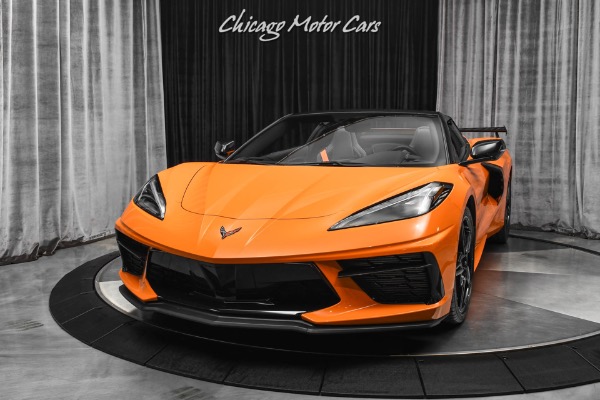 Used 2022 Chevrolet Corvette Stingray Convertible ONLY 397 Miles! Amplify Orange! Perf. Exhaust! LOADED for sale Sold at Chicago Motor Cars in West Chicago IL 60185 2