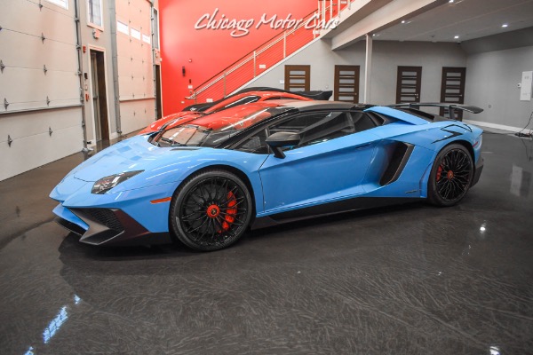 Used-2016-Lamborghini-Aventador-LP750-4-SV-Roadster-Only-2K-Miles-Blu-Cepheus-Carbon-FULL-PPF-LOADED