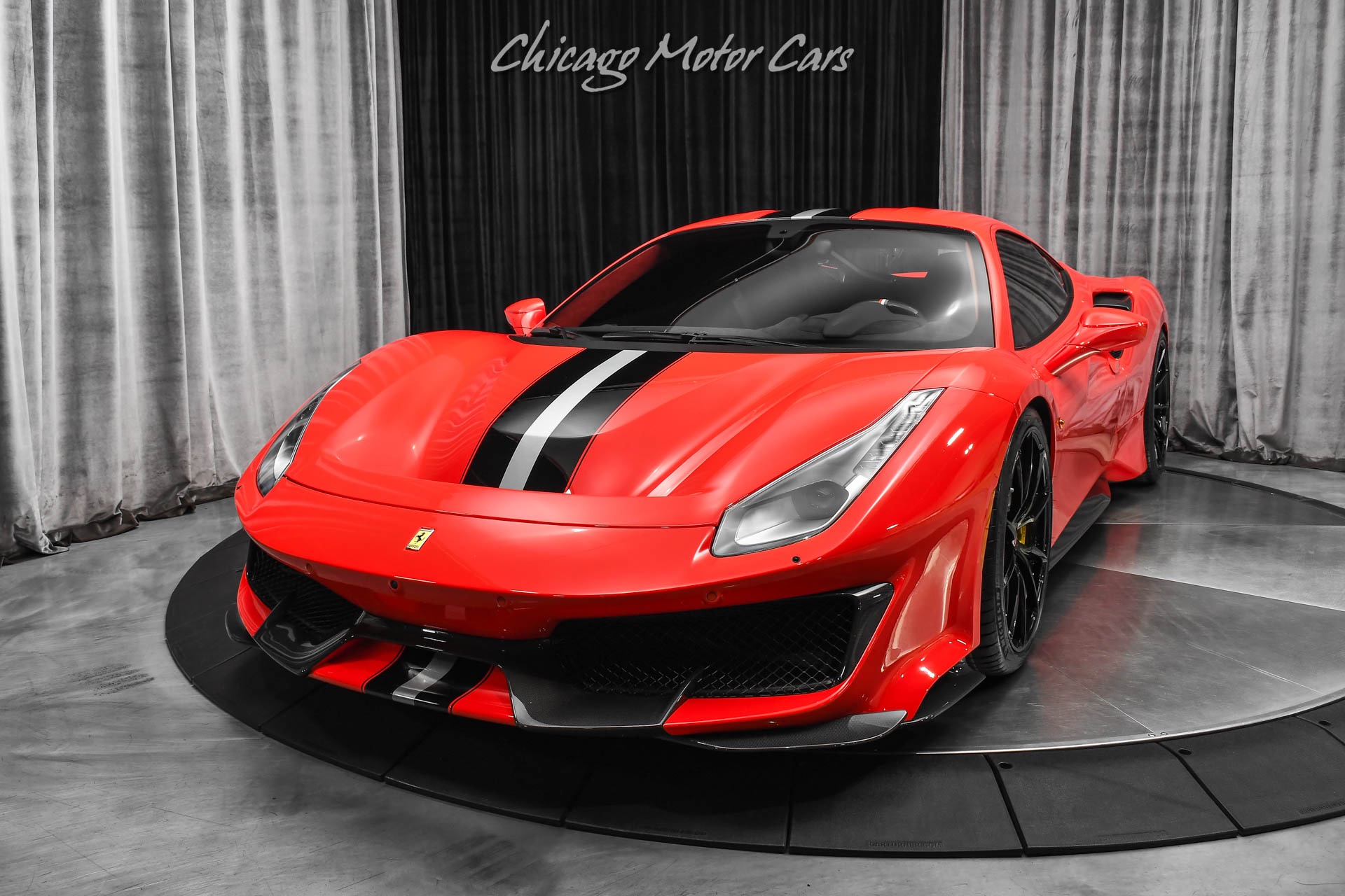 Used-2019-Ferrari-488-Pista-Coupe-ONLY-3k-Miles-HRE-Wheels-FULL-PPF-TONS-of-Carbon-123K-in-Option