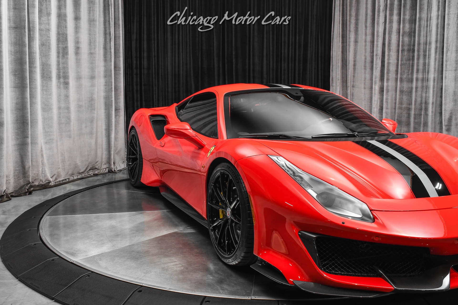 Used-2019-Ferrari-488-Pista-Coupe-Only-2K-Miles-NOVITEC-WHEELS---SPRINGS-TONS-OF-Carbon-Fiber-RARE