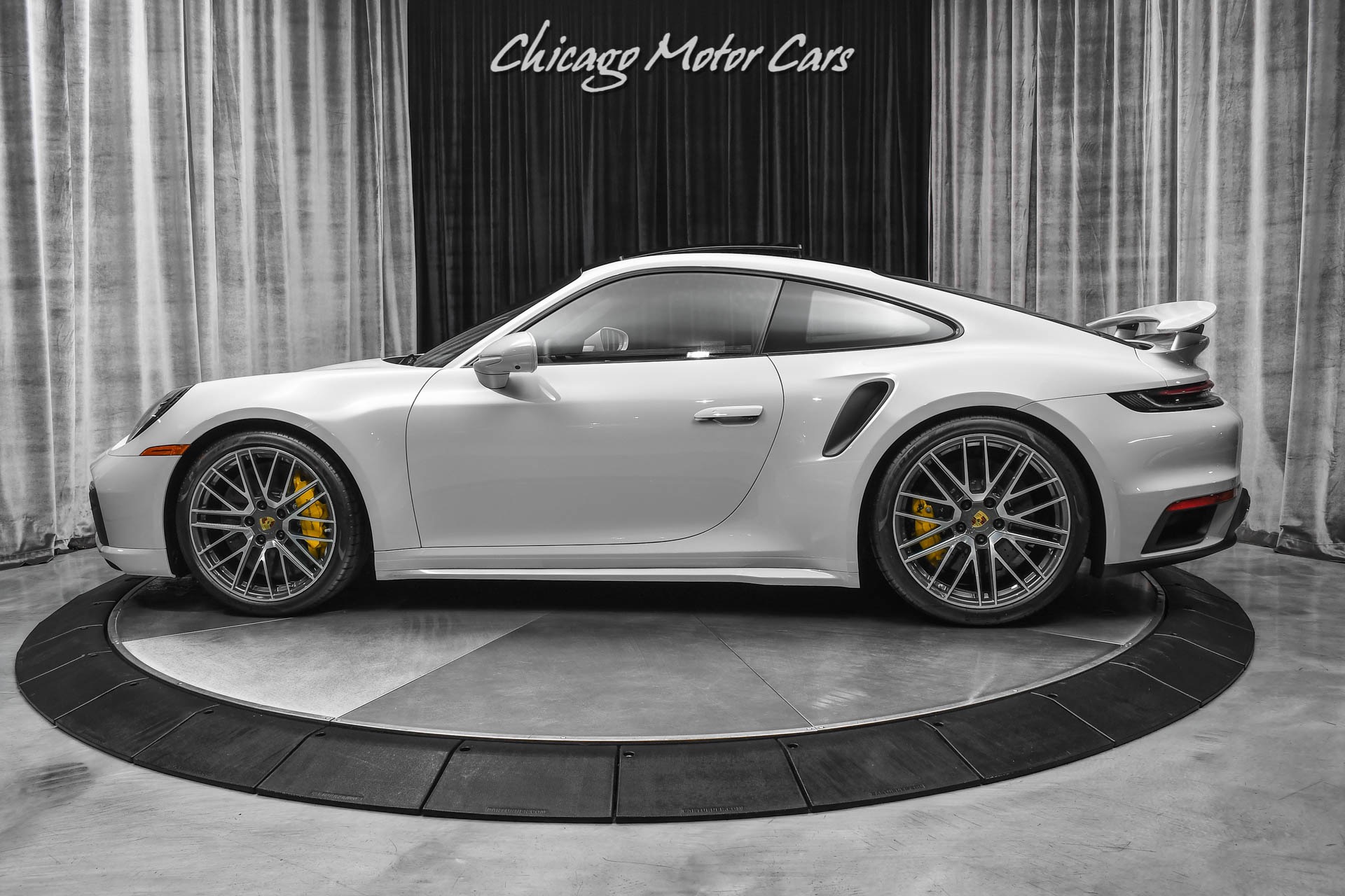 Used-2021-Porsche-911-Turbo-S-Coupe-ONLY-122-Miles-Chalk-Burmester-High-End-Front-Lift-LOADED
