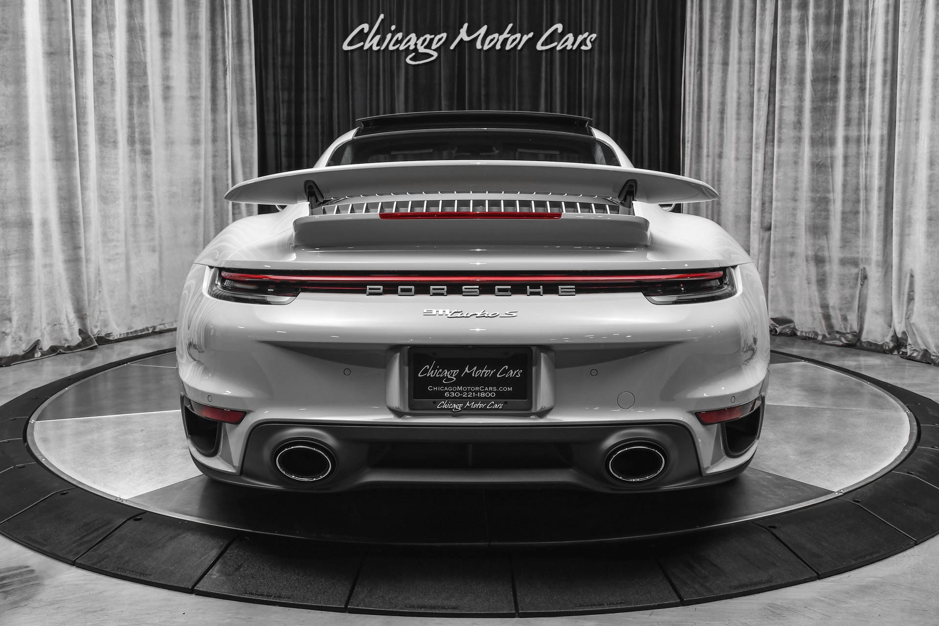 Used-2021-Porsche-911-Turbo-S-Coupe-ONLY-122-Miles-Chalk-Burmester-High-End-Front-Lift-LOADED