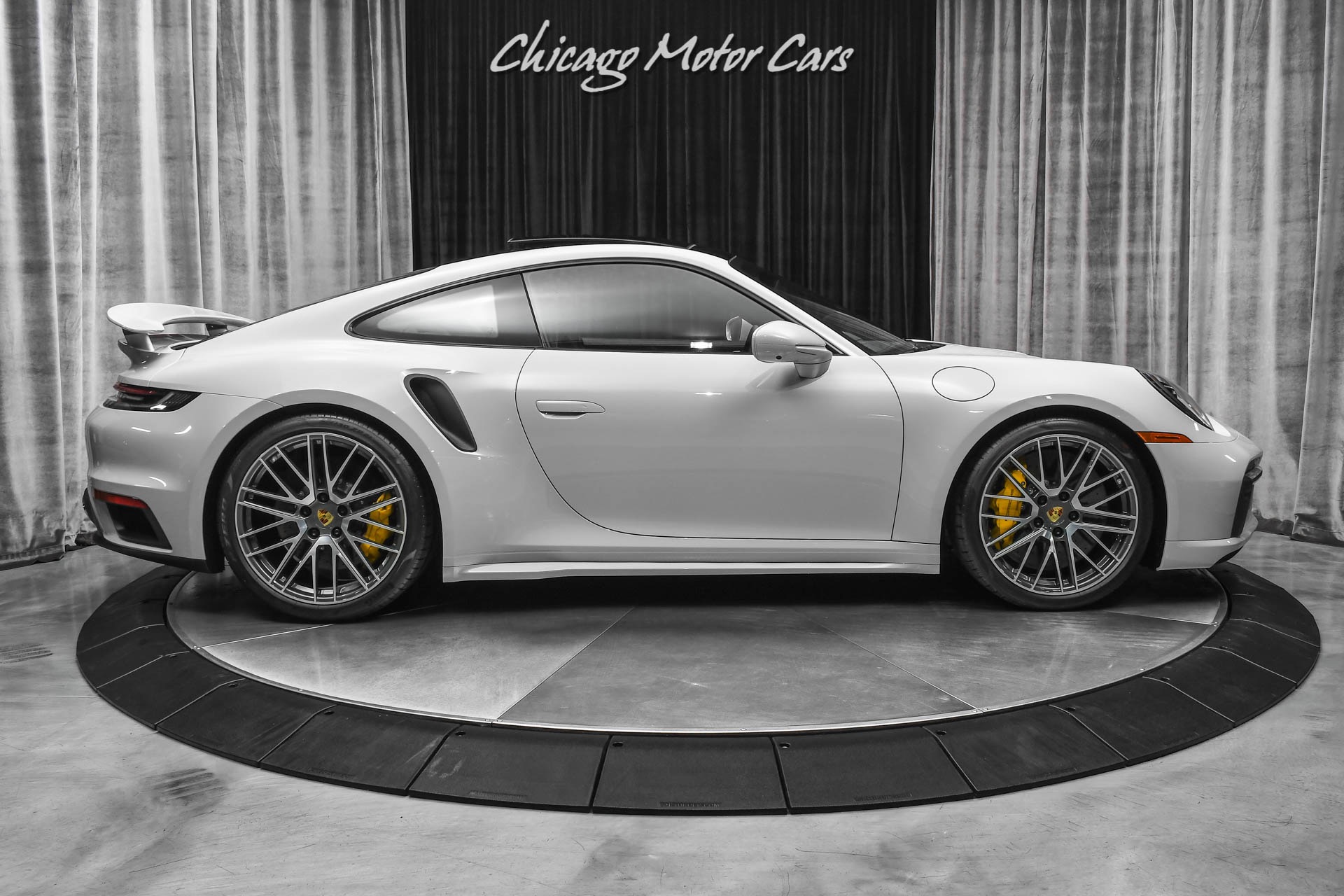 Used-2021-Porsche-911-Turbo-S-Coupe-ONLY-122-Miles-Chalk-Burmester-High-End-Front-Lift-LOADED