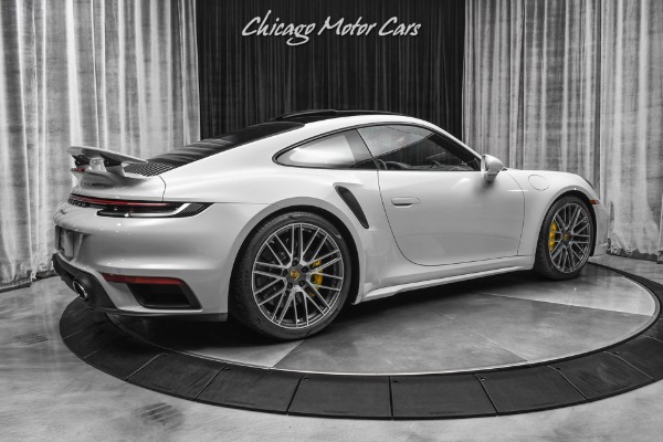 Used 2021 Porsche 911 Turbo S Coupe ONLY 122 Miles! Chalk! Burmester High End! Front Lift! LOADED for sale Sold at Chicago Motor Cars in West Chicago IL 60185 5