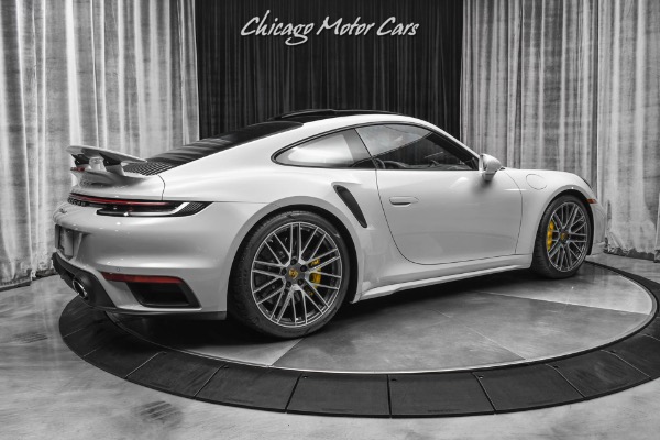 Used-2021-Porsche-911-Turbo-S-Coupe-ONLY-122-Miles-Chalk-Burmester-High-End-Front-Lift-LOADED