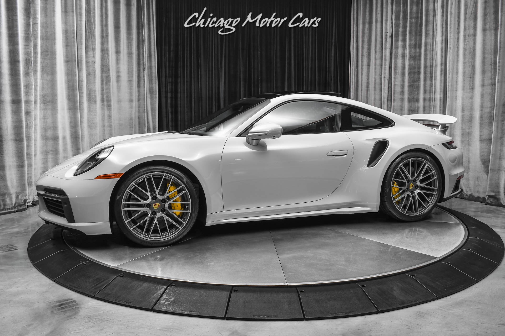 Used-2021-Porsche-911-Turbo-S-Coupe-ONLY-122-Miles-Chalk-Burmester-High-End-Front-Lift-LOADED