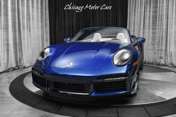Used 2021 Porsche 911 Turbo S Convertible ONLY 7K Miles SportDesign Pkg! Sport Seats Plus! LOADED for sale Sold at Chicago Motor Cars in West Chicago IL 60185 2