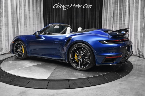 Used 2021 Porsche 911 Turbo S Convertible ONLY 7K Miles SportDesign Pkg! Sport Seats Plus! LOADED for sale Sold at Chicago Motor Cars in West Chicago IL 60185 3