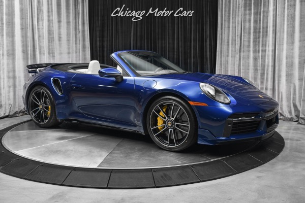 Used 2021 Porsche 911 Turbo S Convertible ONLY 7K Miles SportDesign Pkg! Sport Seats Plus! LOADED for sale Sold at Chicago Motor Cars in West Chicago IL 60185 6
