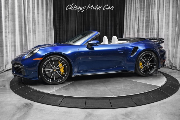 Used 2021 Porsche 911 Turbo S Convertible ONLY 7K Miles SportDesign Pkg! Sport Seats Plus! LOADED for sale Sold at Chicago Motor Cars in West Chicago IL 60185 1
