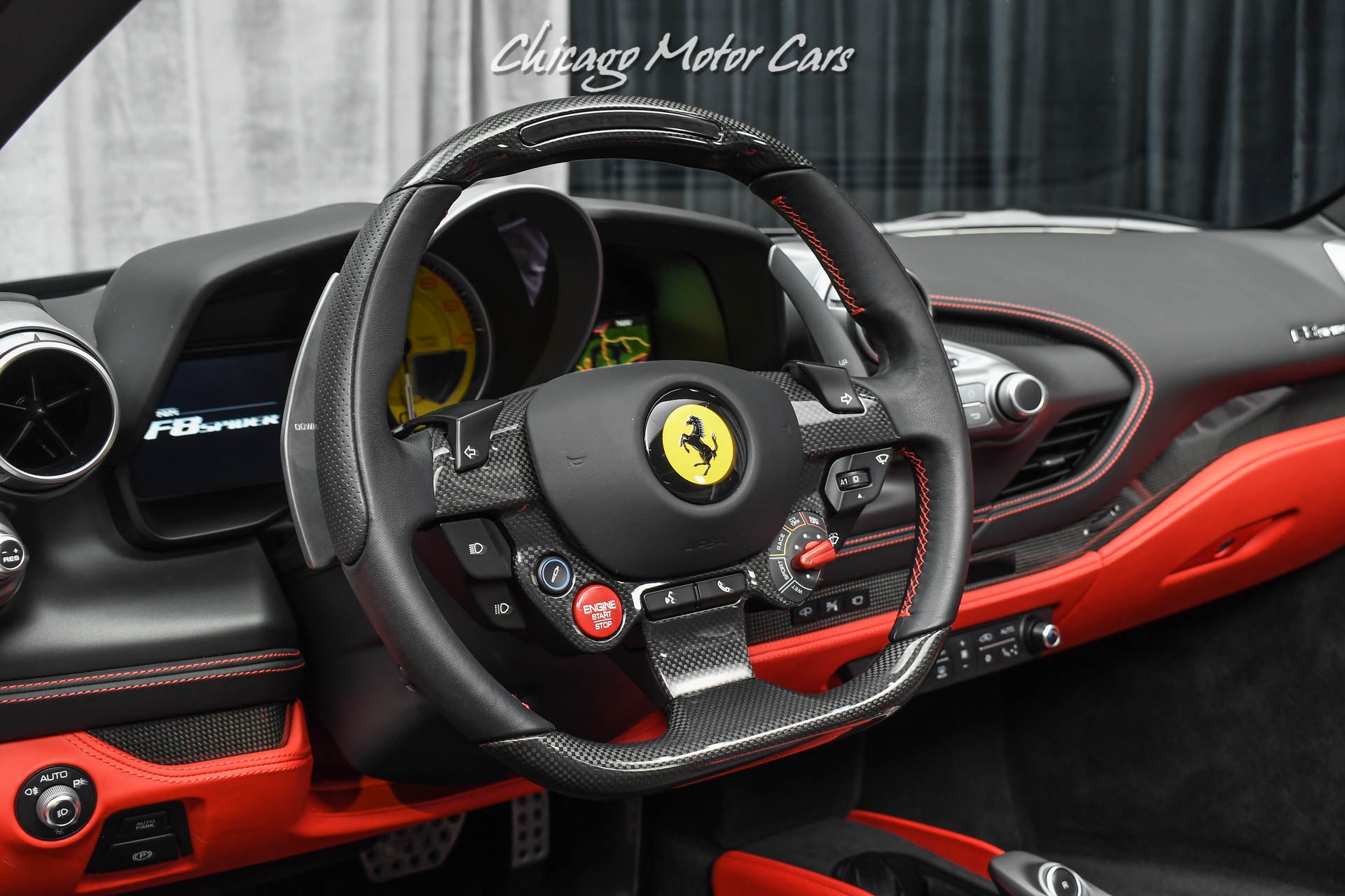 Used-2021-Ferrari-F8-Spider-Convertible-Only-2300-Miles-HOT-Spec-Carbon-Fiber-Front-Lift-Front-PPF