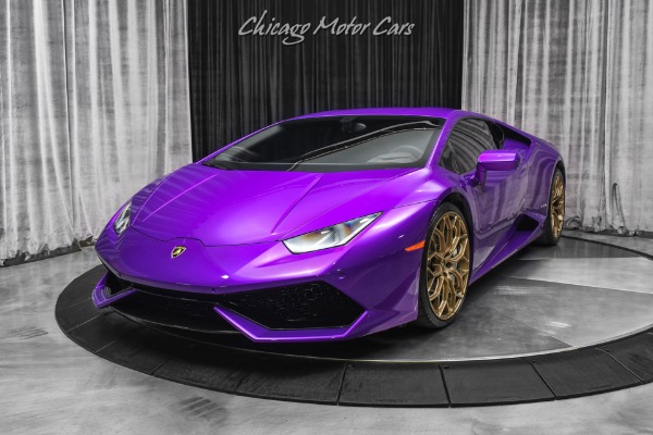 Used-2017-Lamborghini-Huracan-LP610-4-Coupe-LOW-Miles-RARE-Viola-Parsifae-HOT-Spec-FULL-PPF