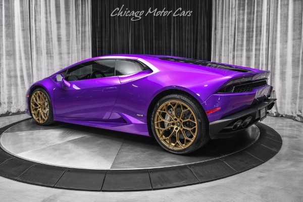Used 2017 Lamborghini Huracan LP610-4 Coupe LOW Miles! RARE Viola Parsifae! HOT Spec! FULL PPF! for sale Sold at Chicago Motor Cars in West Chicago IL 60185 3