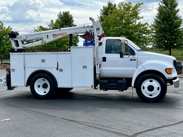 Used-2003-Ford-F650-SERVICE-TRUCK---CUMMINS-DIESEL---STELLAR-10K-CRANE