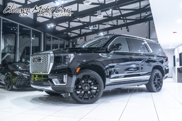 Used 2022 GMC Yukon Denali SUV 4WD! Ultimate Pkg! 22 Inch Gloss Black Wheels! Max Trailer Pkg! for sale Sold at Chicago Motor Cars in West Chicago IL 60185 1