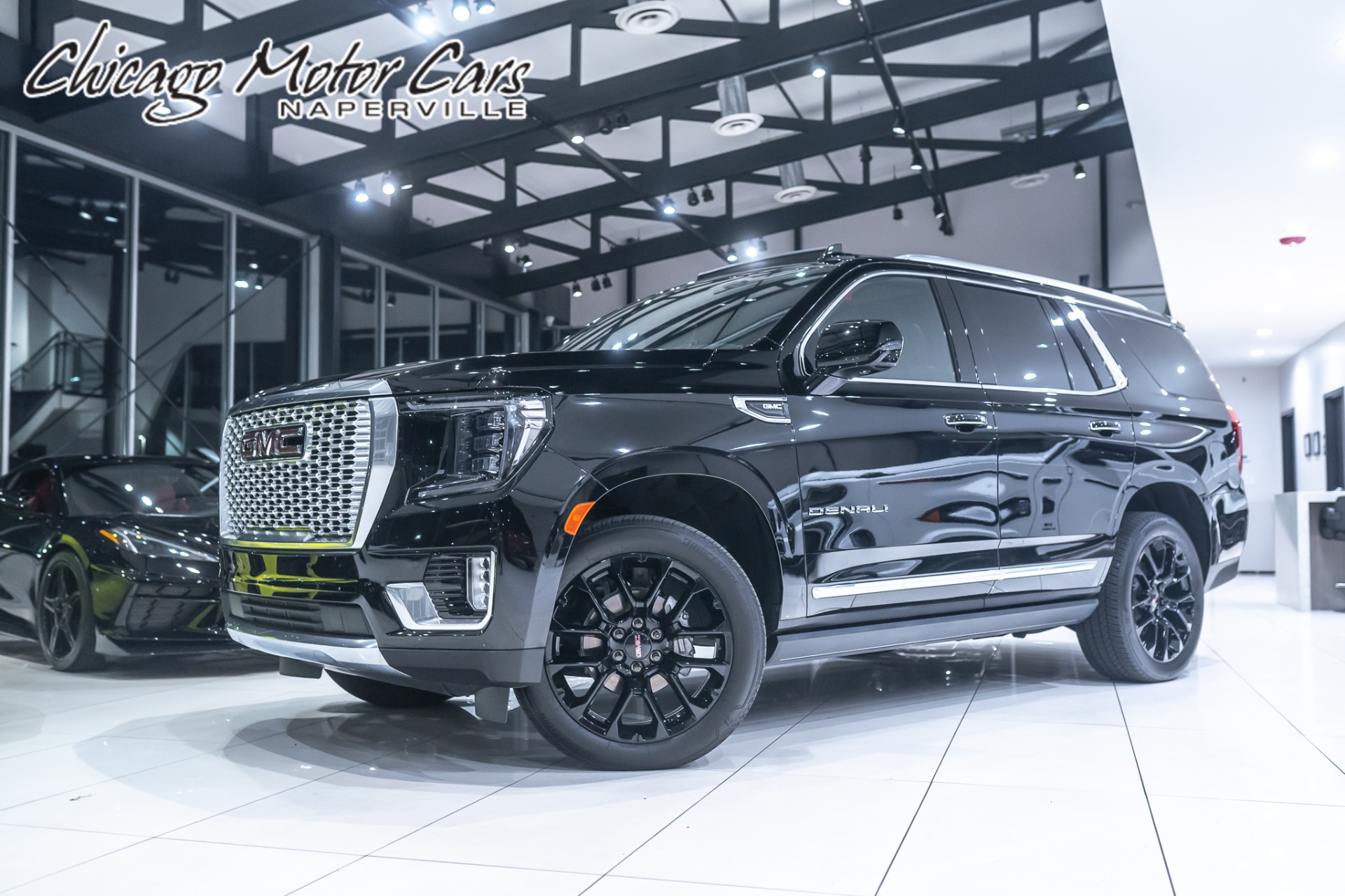 Used 2022 GMC Yukon Denali SUV 4WD! Ultimate Pkg! 22 Inch Gloss Black Wheels! Max Trailer Pkg! for sale Sold at Chicago Motor Cars in West Chicago IL 60185 1