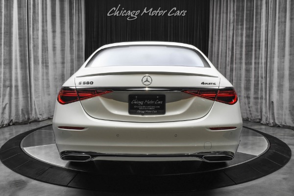 Used 2021 Mercedes-Benz S580 4Matic Sedan ONLY 1K Miles! Burmester 4D! Warmth & Comfort Pkg! LOADED for sale Sold at Chicago Motor Cars in West Chicago IL 60185 4