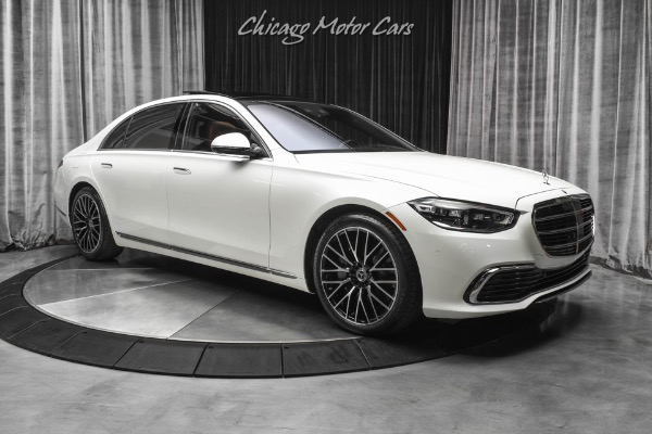 Used 2021 Mercedes-Benz S580 4Matic Sedan ONLY 1K Miles! Burmester 4D! Warmth & Comfort Pkg! LOADED for sale Sold at Chicago Motor Cars in West Chicago IL 60185 6