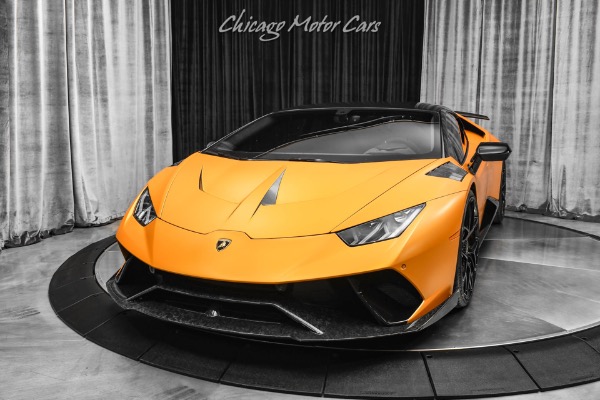 Used 2018 Lamborghini Huracan LP640-4 Performante Coupe LOW Miles! VF Supercharged! 1016 Carbon! LOADED for sale Sold at Chicago Motor Cars in West Chicago IL 60185 2