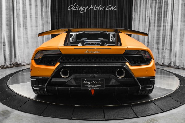 Used 2018 Lamborghini Huracan LP640-4 Performante Coupe LOW Miles! VF Supercharged! 1016 Carbon! LOADED for sale Sold at Chicago Motor Cars in West Chicago IL 60185 4