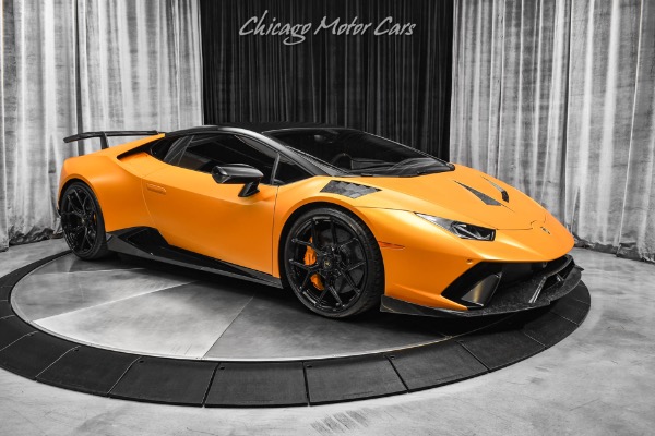 Used 2018 Lamborghini Huracan LP640-4 Performante Coupe LOW Miles! VF Supercharged! 1016 Carbon! LOADED for sale Sold at Chicago Motor Cars in West Chicago IL 60185 6