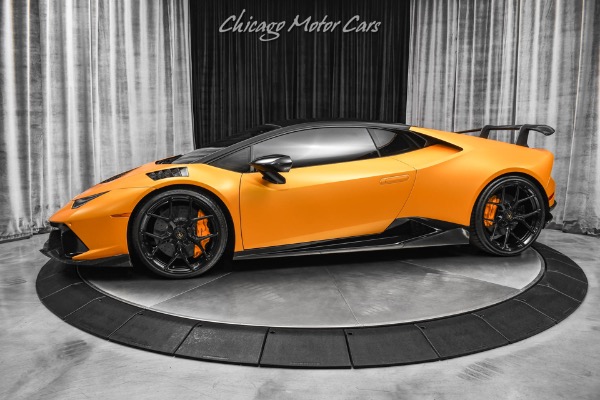 Used 2018 Lamborghini Huracan LP640-4 Performante Coupe LOW Miles! VF Supercharged! 1016 Carbon! LOADED for sale Sold at Chicago Motor Cars in West Chicago IL 60185 1