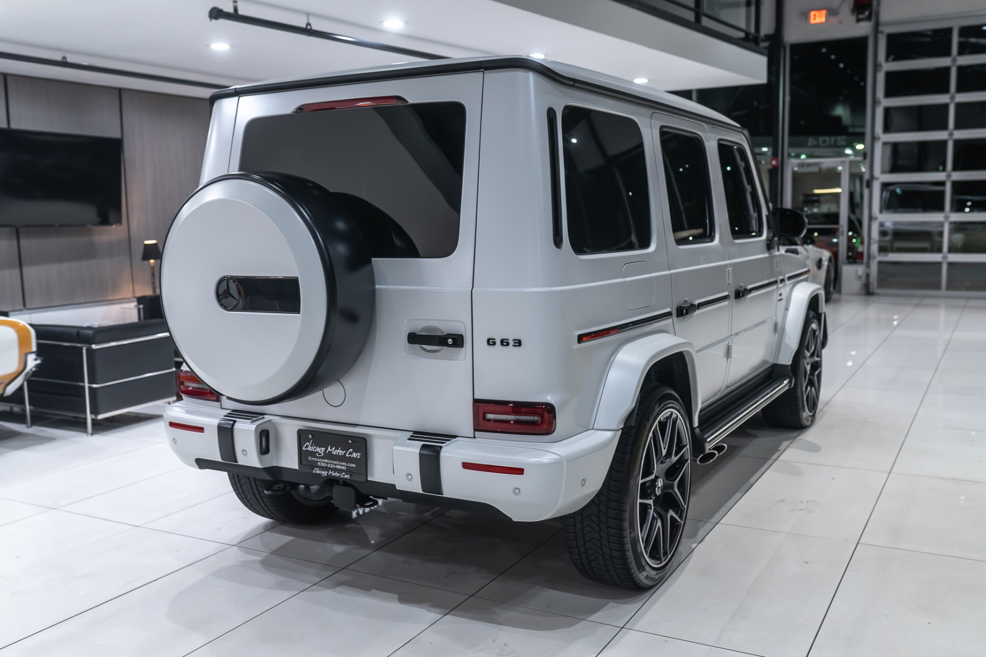 Used-2021-Mercedes-Benz-G63-AMG-G-Manufaktur-Exclusive-Edition-1-of-100-Matte-Moonlight-White-Magno