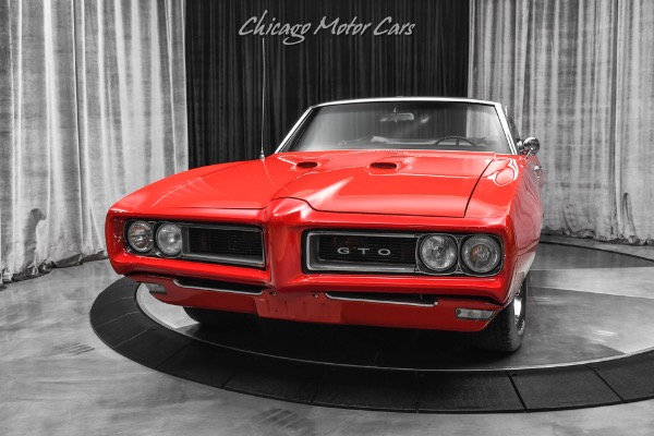 Used 1968 Pontiac GTO Convertible! FUN CRUISER! ONLY 24K Miles! for sale Sold at Chicago Motor Cars in West Chicago IL 60185 2