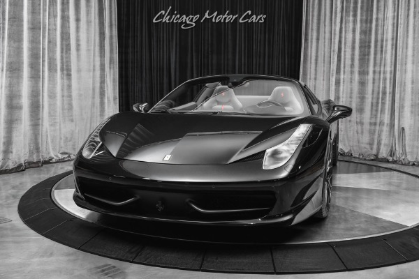 Used-2015-Ferrari-458-Spider-Convertible-LOW-Miles-Carbon-Fiber-Front-Lift-Sport-Exhaust-LOADED