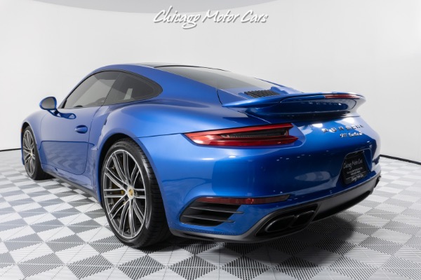 Used-2017-Porsche-911-Turbo-S-Coupe-CCBs-LOADED-Sapphire-Blue-Serviced-PERFECT