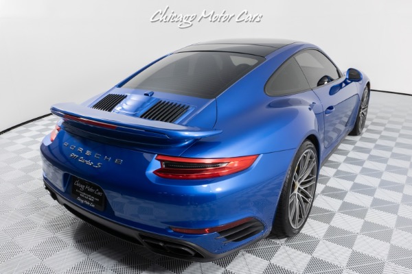 Used-2017-Porsche-911-Turbo-S-Coupe-CCBs-LOADED-Sapphire-Blue-Serviced-PERFECT