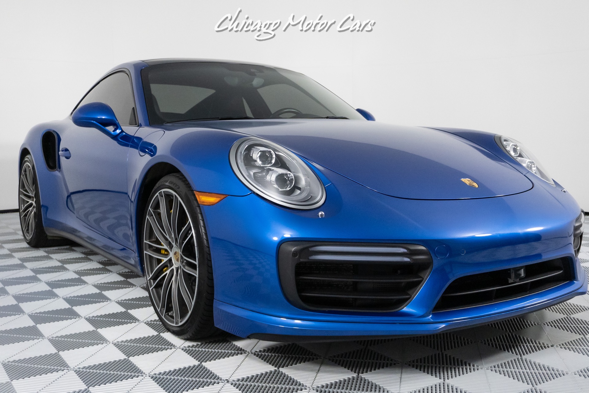 Used-2017-Porsche-911-Turbo-S-Coupe-CCBs-LOADED-Sapphire-Blue-Serviced-PERFECT