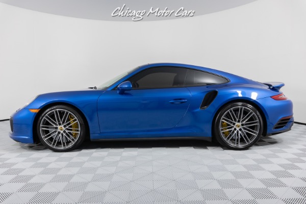 Used 2017 Porsche 911 Turbo S Coupe CCBs LOADED Sapphire Blue! Serviced PERFECT!!! for sale Sold at Chicago Motor Cars in West Chicago IL 60185 2