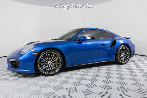 Used 2017 Porsche 911 Turbo S Coupe CCBs LOADED Sapphire Blue! Serviced PERFECT!!! for sale Sold at Chicago Motor Cars in West Chicago IL 60185 1