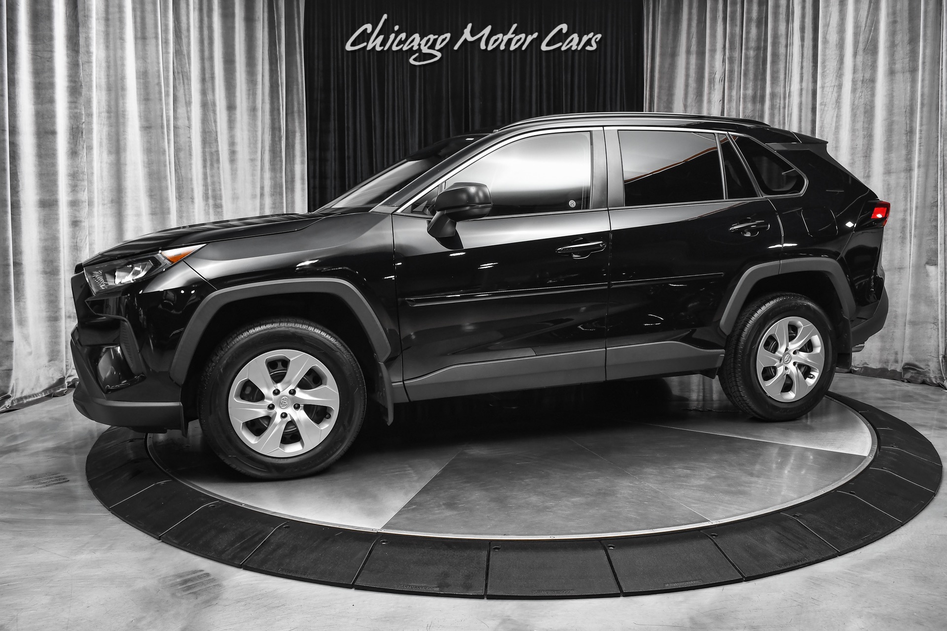 Used 2019 Toyota RAV4 LE AWD SUV Midnight Black! All-Weather Floor Liners Well Equipped LOW Miles for sale Sold at Chicago Motor Cars in West Chicago IL 60185 1