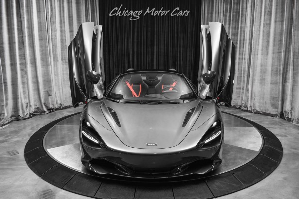 Used-2021-McLaren-720S-Spider-Convertible-ONLY-3K-Miles-900HP-RYFT-Exhaust-Satin-Black-Wrap-LOADED