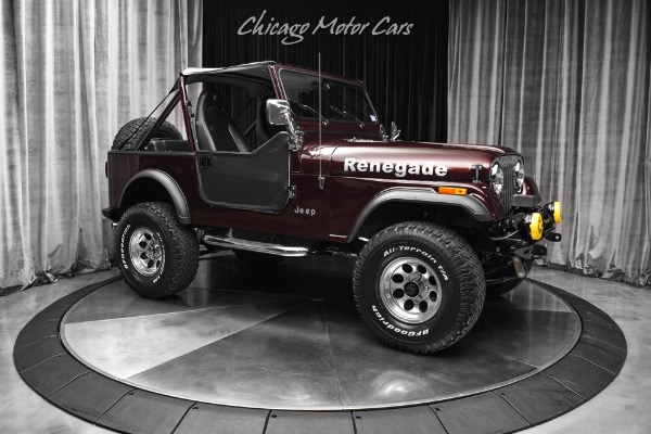 Used 1984 Jeep CJ-7 Renegade! AMC 360 V8! 4x4! Warn Bumper! Winch!Holley EFI! 3 Speed Auto! for sale Sold at Chicago Motor Cars in West Chicago IL 60185 6