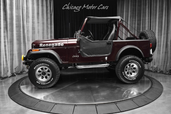 Used 1984 Jeep CJ-7 Renegade! AMC 360 V8! 4x4! Warn Bumper! Winch!Holley EFI! 3 Speed Auto! for sale Sold at Chicago Motor Cars in West Chicago IL 60185 1