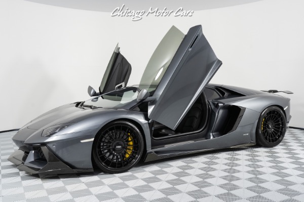 Used 2015 Lamborghini Aventador LP700-4 Coupe Low Miles! Vorsteiner Upgrades! TONS of Carbon! LOADED for sale Sold at Chicago Motor Cars in West Chicago IL 60185 1