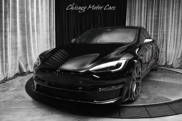 Used 2022 Tesla Model S Plaid! Carbon Fiber! Autopilot! Lowered! FULL Front PPF! Loaded! for sale Sold at Chicago Motor Cars in West Chicago IL 60185 2
