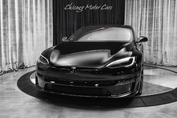 Used-2022-Tesla-Model-S-Plaid-Carbon-Fiber-LOADED-Autopilot-ANRKY-Wheels-Lowered-FULL-Front-PPF