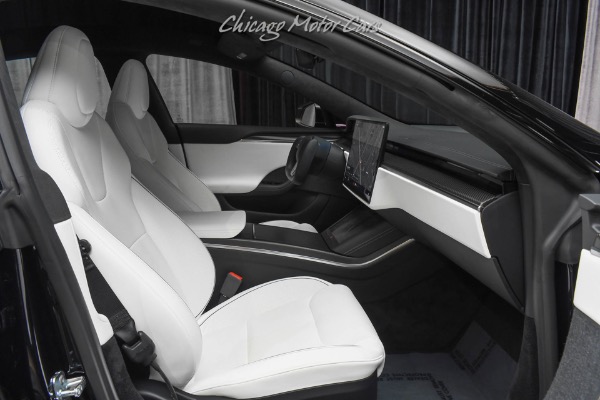 Used-2022-Tesla-Model-S-Plaid-Carbon-Fiber-LOADED-Autopilot-ANRKY-Wheels-Lowered-FULL-Front-PPF