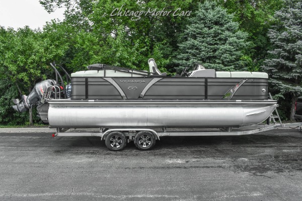 Used 2020 VERANDA VERTEX VP22RC Pontoon Boat-Yamaha Outboard-LIKE NEW! for sale Sold at Chicago Motor Cars in West Chicago IL 60185 2